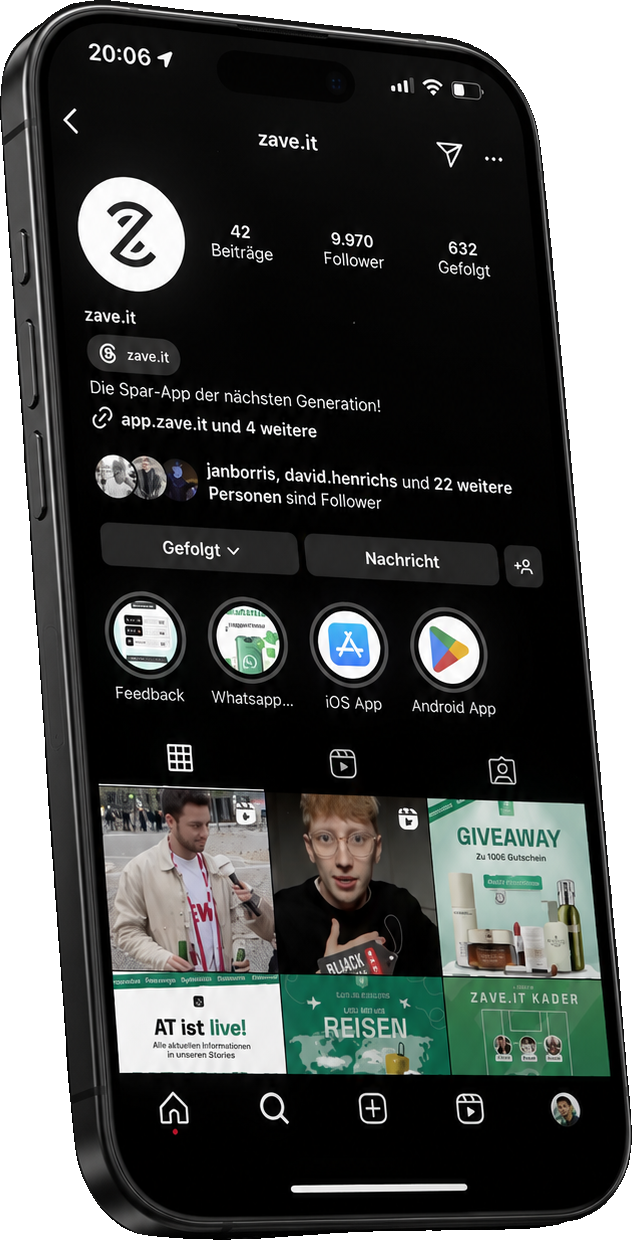 UGC Reel – zave.it App